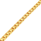 5.5MM Solid Gold Dragon Scale Bracelet — detail 2