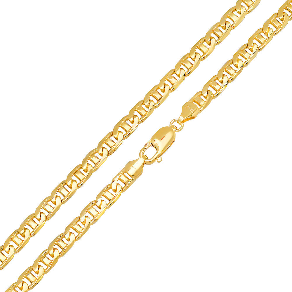 5MM Solid Yacht Link Chain detail view