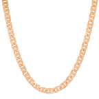 5MM Solid Yacht Link Chain in rose gold