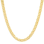 5MM Solid Yacht Link Chain in yellow gold