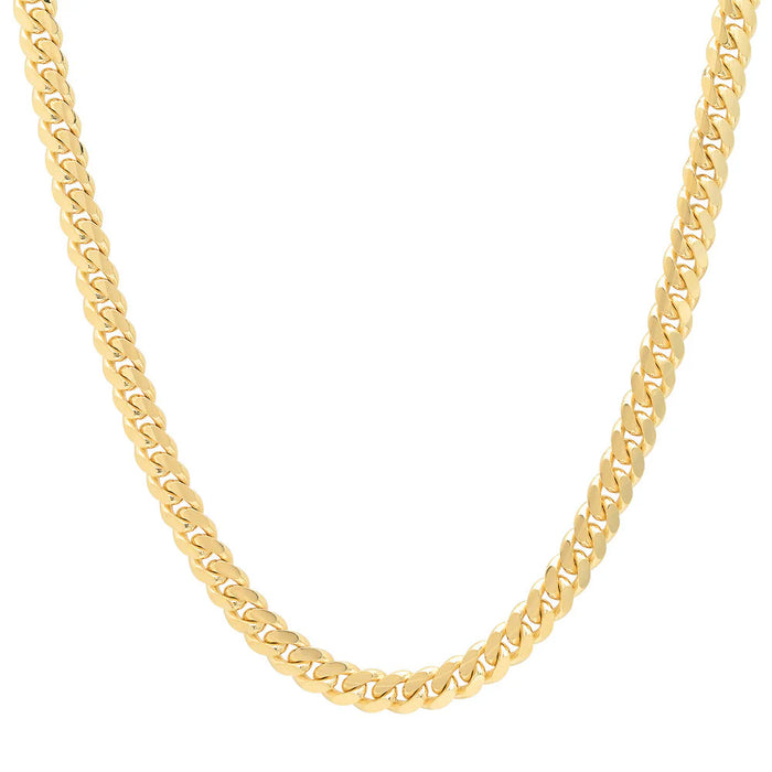 5MM Solid Miami Cuban Link Chain