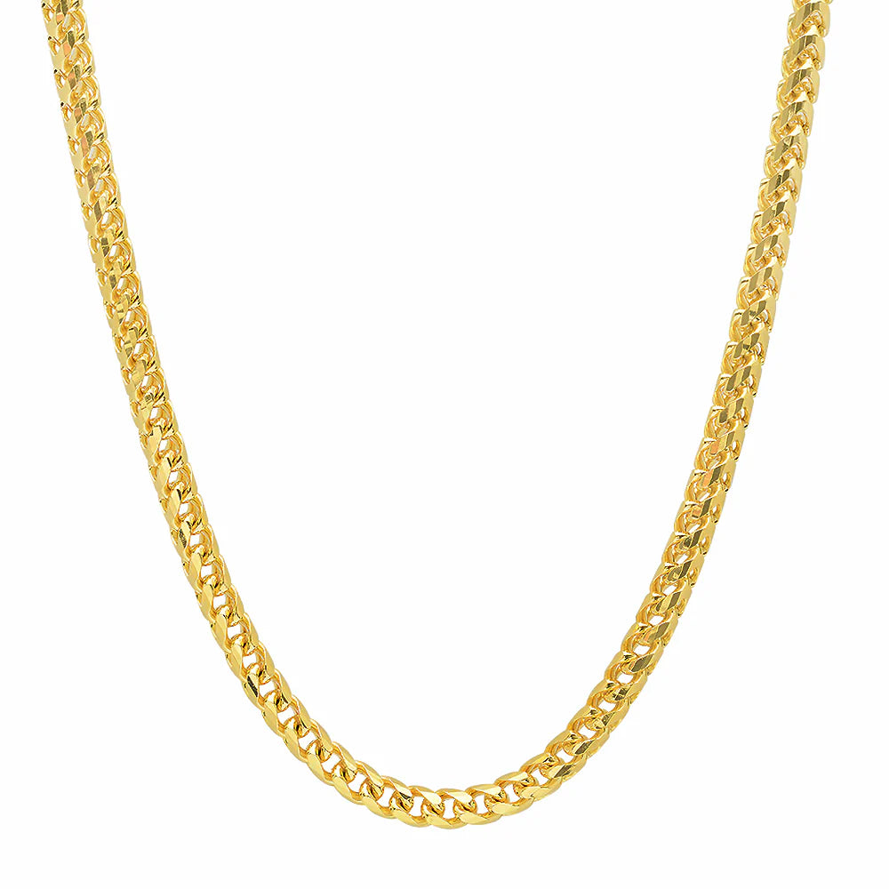 5MM Solid Diamond-Cut Franco Chain