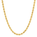 5MM Solid Diamond-Cut Rope Chain