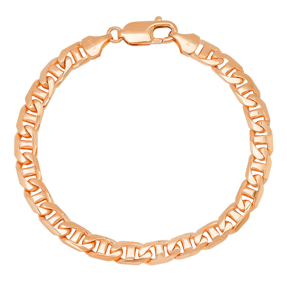 6.5MM Solid Yacht Link Bracelet — detail 3