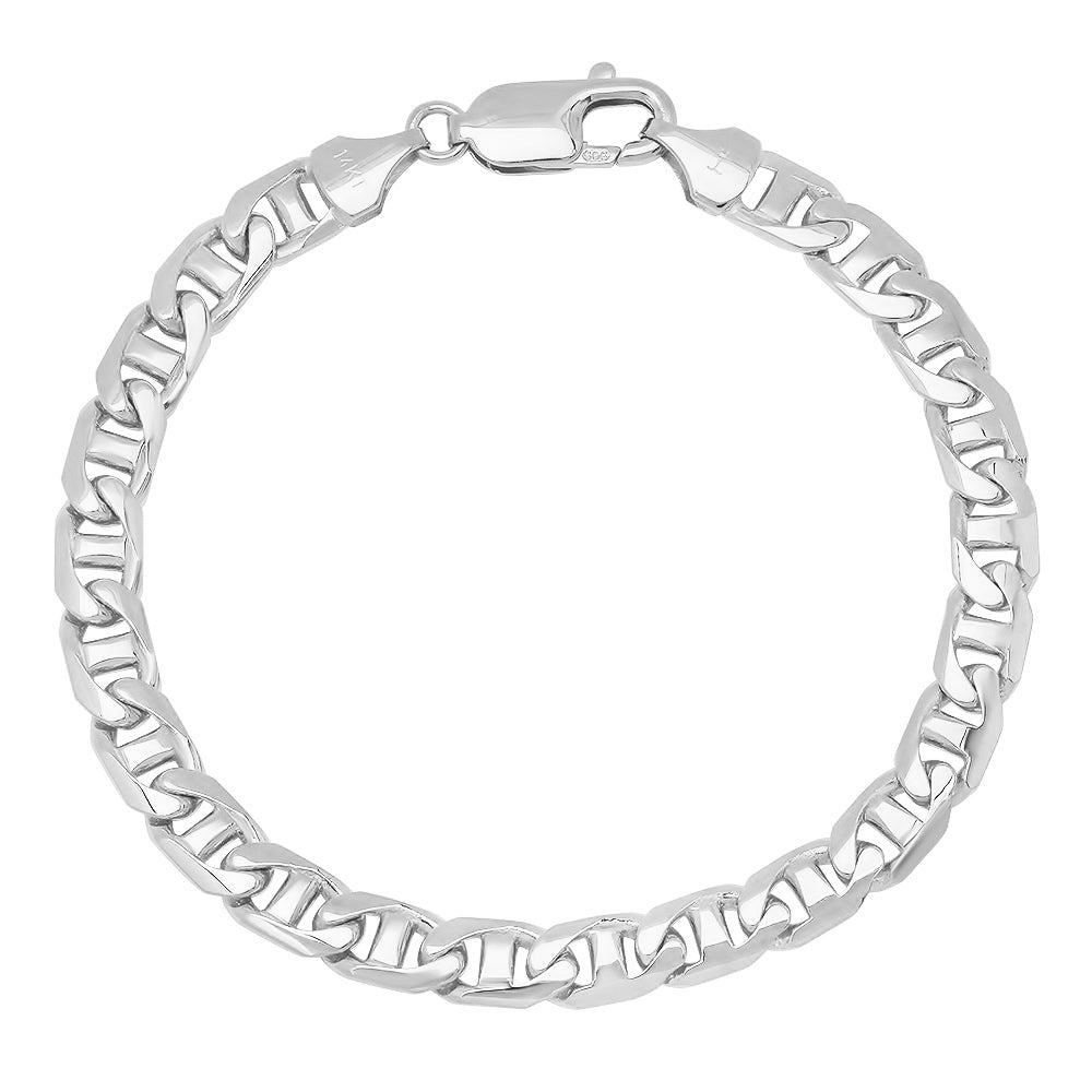 6.5MM Solid Yacht Link Bracelet — detail 2