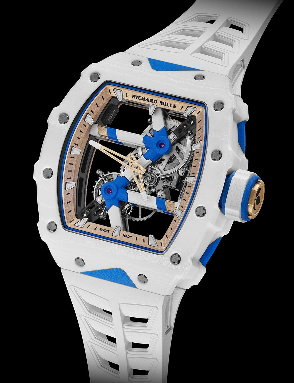 Pre-owned Richard Mille, RM 64-01, Manual Winding Tourbillon Colnago – view 4