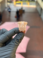 Naval-Style Crest Ring — detail 2
