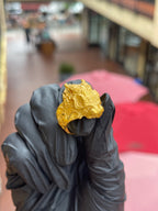 Dragon Head Ring in solid 10K-24K gold
