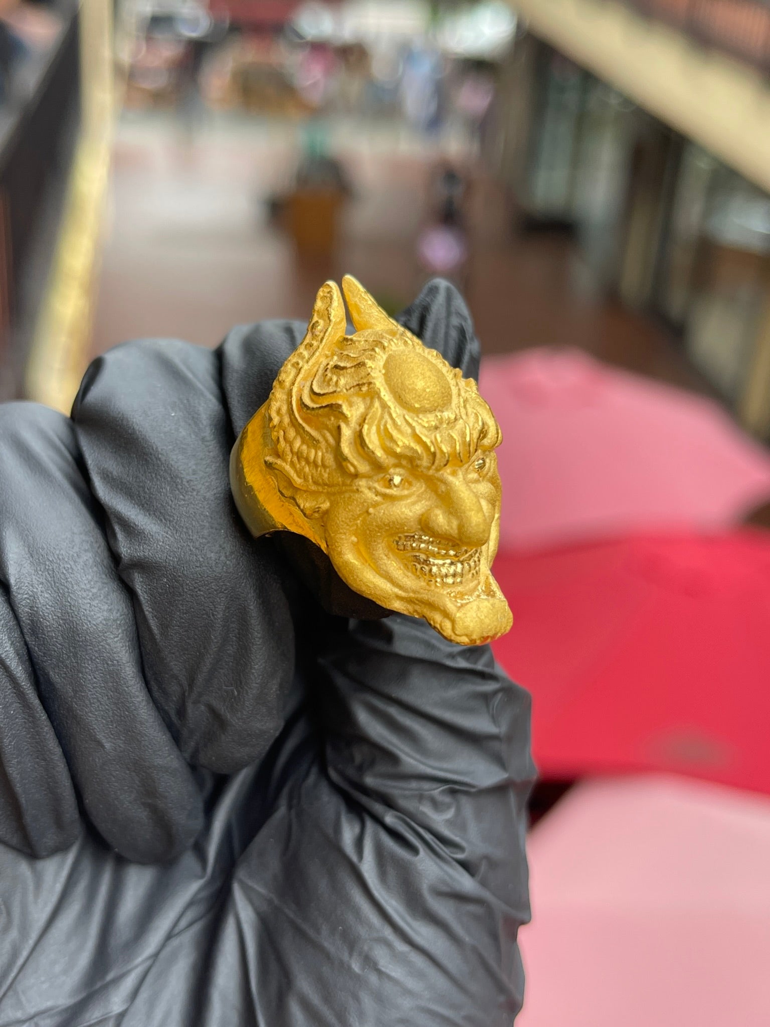 Japanese Oni Mask Ring