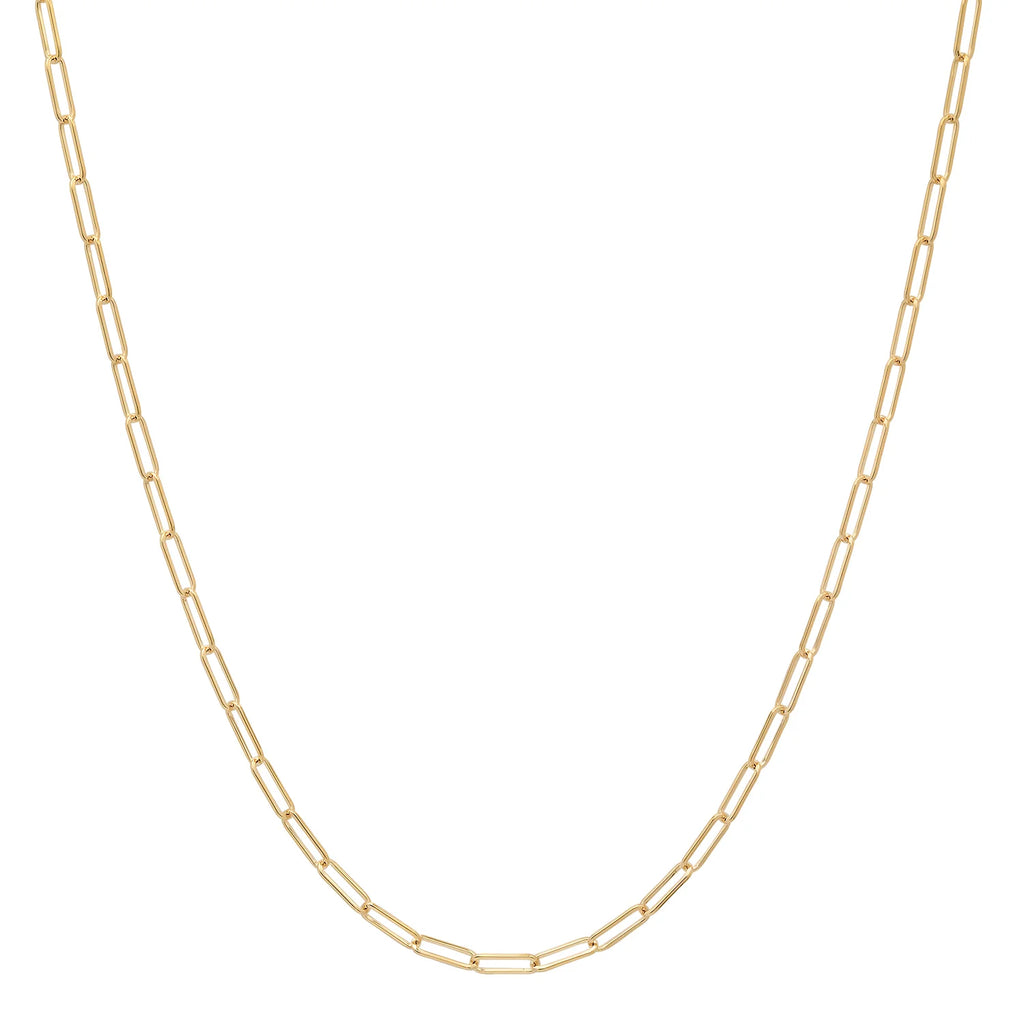 2MM Solid Paper Clip Chain