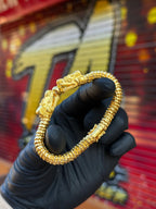 7MM Solid Quetzalcōātl Bracelet — detail 2