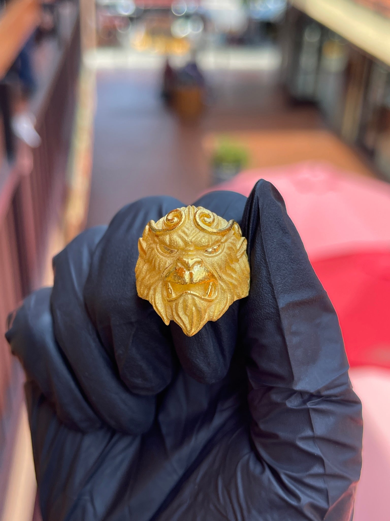 Monkey King Face Ring