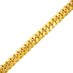 8MM Solid Flat Cuban Link Bracelet — detail 2