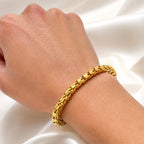 6MM Solid Dragon Scale Bracelet — detail 4