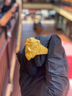 Monkey King Face Ring — detail 2
