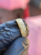 Filigree Ring in solid 10K-24K gold