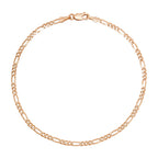 2.5MM Solid Figaro Bracelet — detail 3