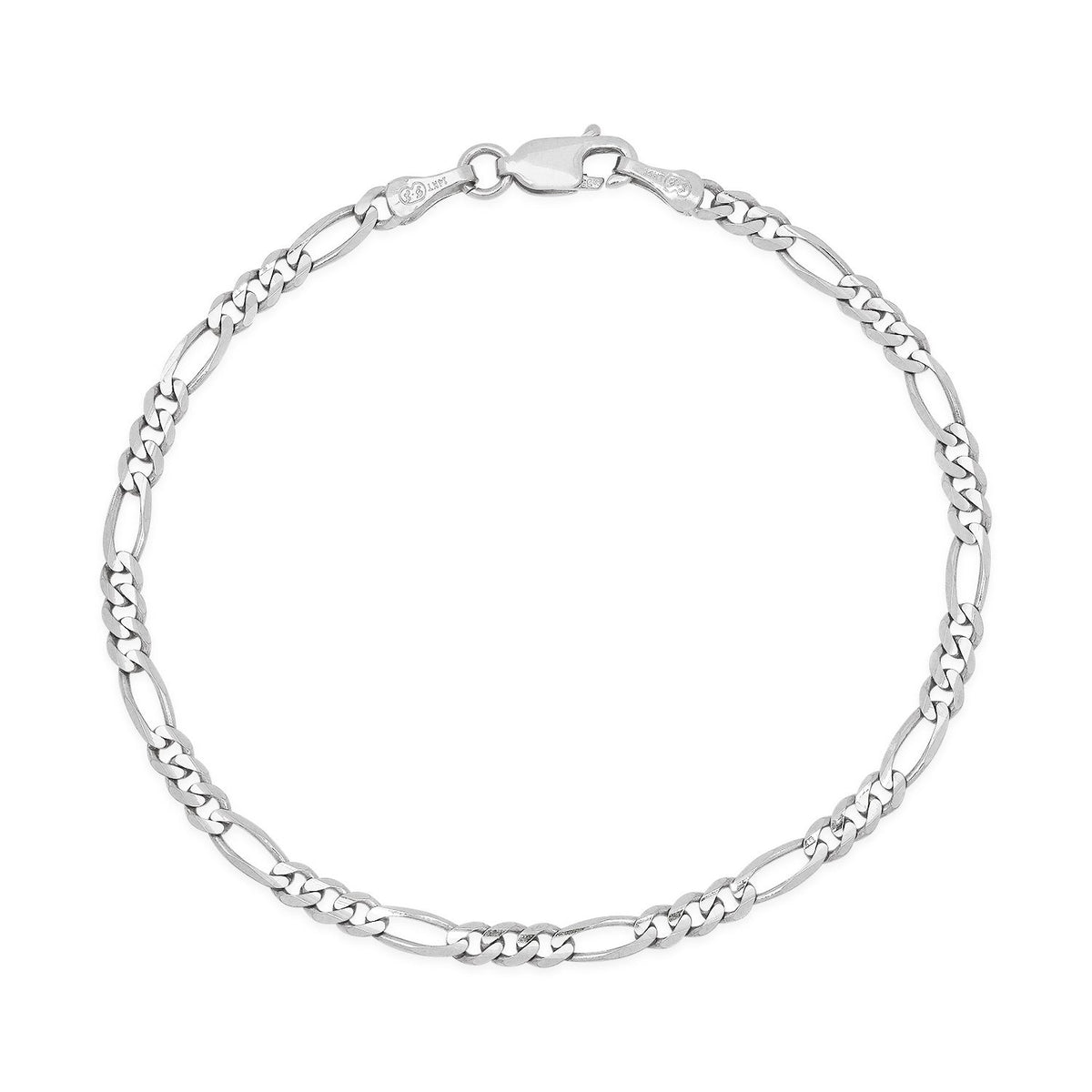 3MM Solid Figaro Bracelet — detail 2