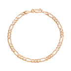 4MM Solid Figaro Bracelet — detail 3