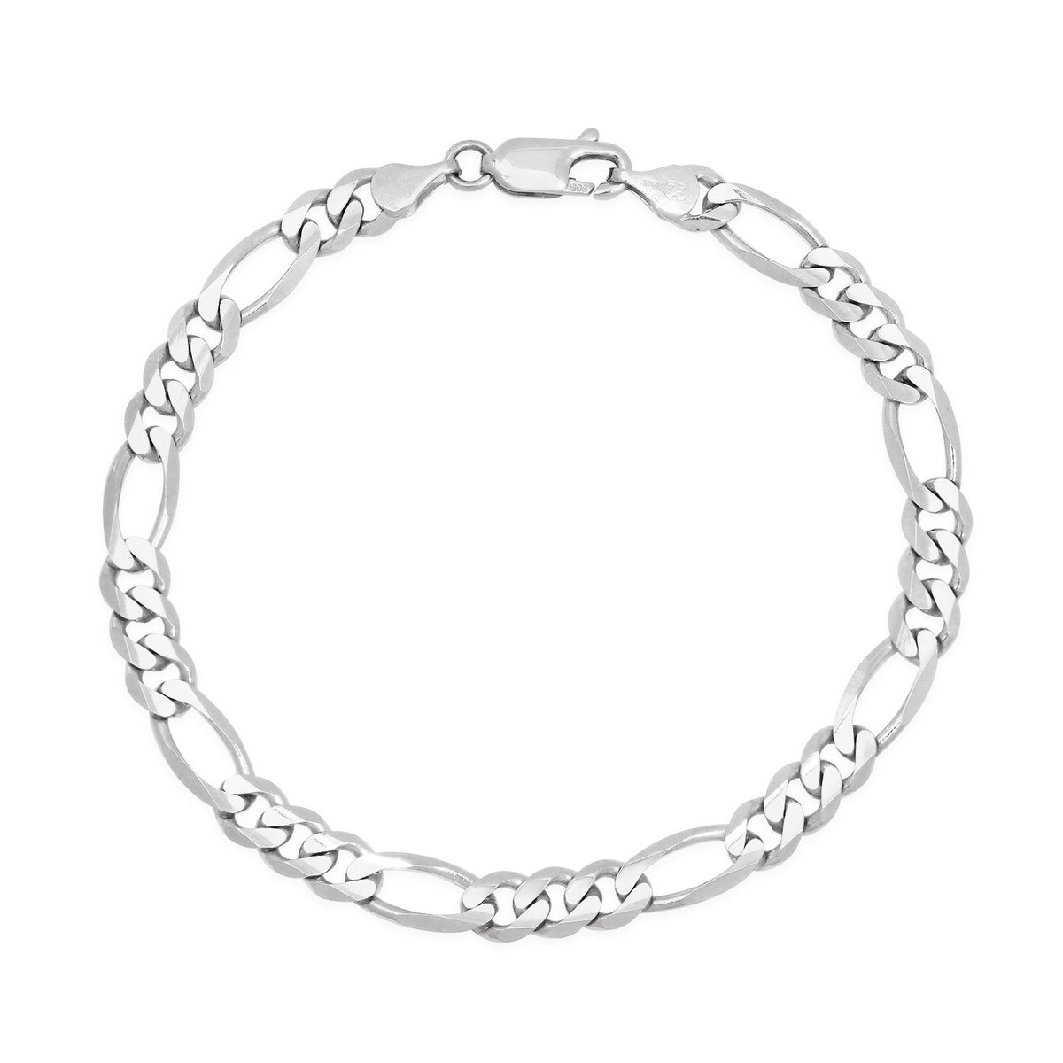 5.5MM Solid Figaro Bracelet — detail 2