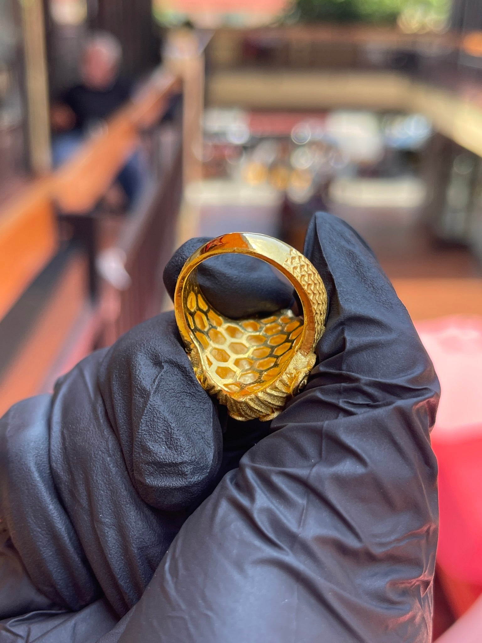 Monkey King Face Ring