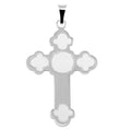 High Polished 925 Sterling SilverBottoni Cross Pendant - BSP00037