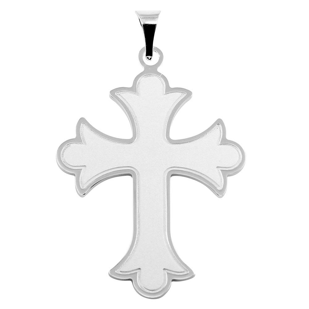 High Polished 925 Sterling SilverPatonce Cross Pendant - BSP00038