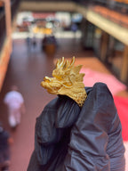 Prosperous Dragon Head Ring — detail 2