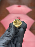 Museum-Level Aztec Diamond Ring
