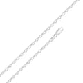 925 Sterling Silver Diamond Cut Forzatina Link 080 Chain 2.3mm - CH19-080