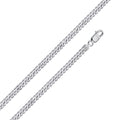 Rhodium Plated 925 Sterling Silver Miami Cuban 100 Chain Link 3.5mm - CH313 RH