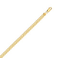 Gold Plated 925 Sterling Silver Miami Cuban 180 Bracelet Link 6.3mm - CH316B GP