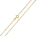 Gold Plated 925 Sterling Silver 8 Sided Snake DC 025 Chain 0.8mm - CH381 GP
