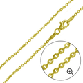 Gold Plated 925 Sterling Silver Brillantina DC 050 Chain 2.1mm - CH399 GP