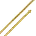 Gold Plated 925 Sterling Silver Miami Cuban 350 Chain Box Lock 11.8mm - CH444 GP