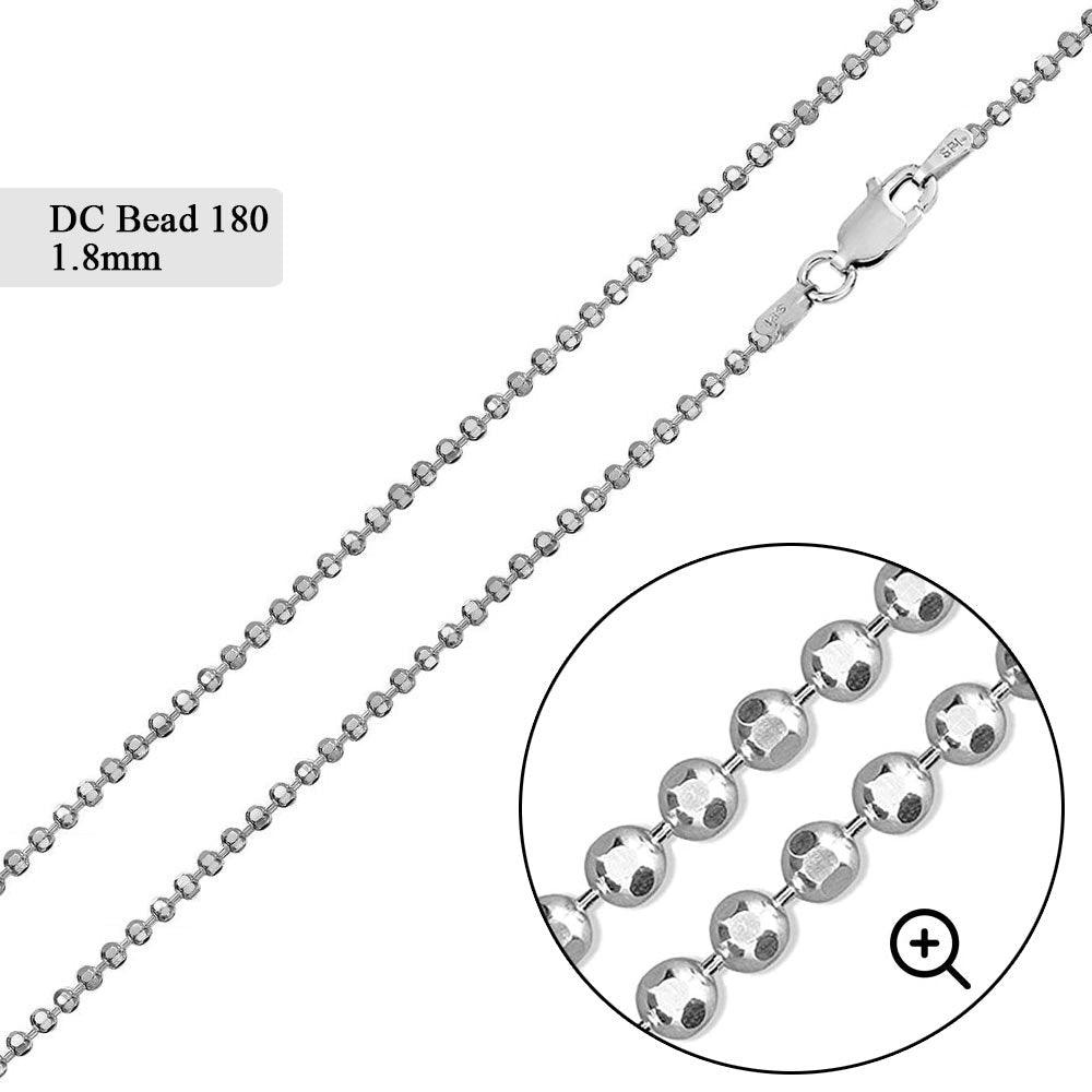 Diamond Cut Bead 220 Chains 2.2mm - CH503B