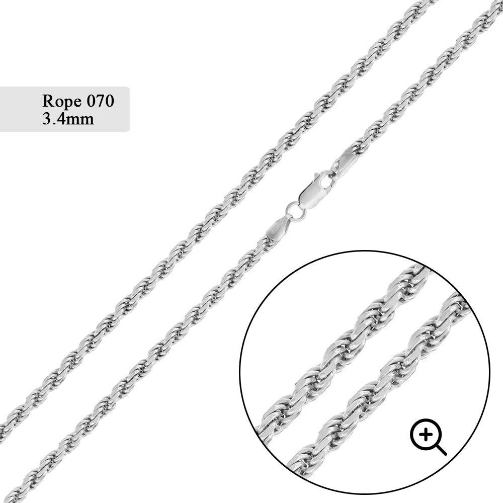 Rope 070 Chain or Bracelet 3.4mm - CH527