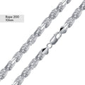 Rope Diamond Cut 200 Chain 10mm - CH547