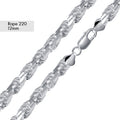 Rope Diamond Cut 220 Chain 12mm - CH548