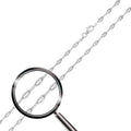 High Polished 925 Sterling Silver Diamond Cut Oval Link 030 Chain - CH645