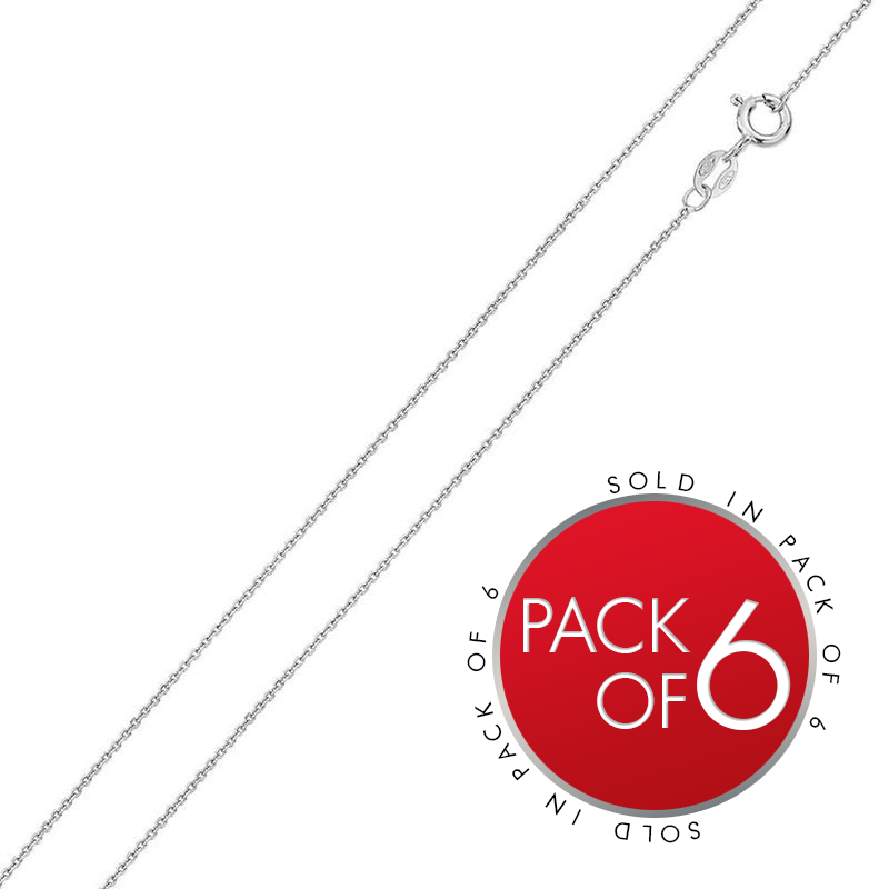 Diamond Cut Anchor 025 Chain 1mm (Pk of 6) - CH711