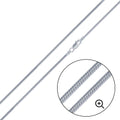 8 Sided Snake 020 Chain 0.8mm - CH723