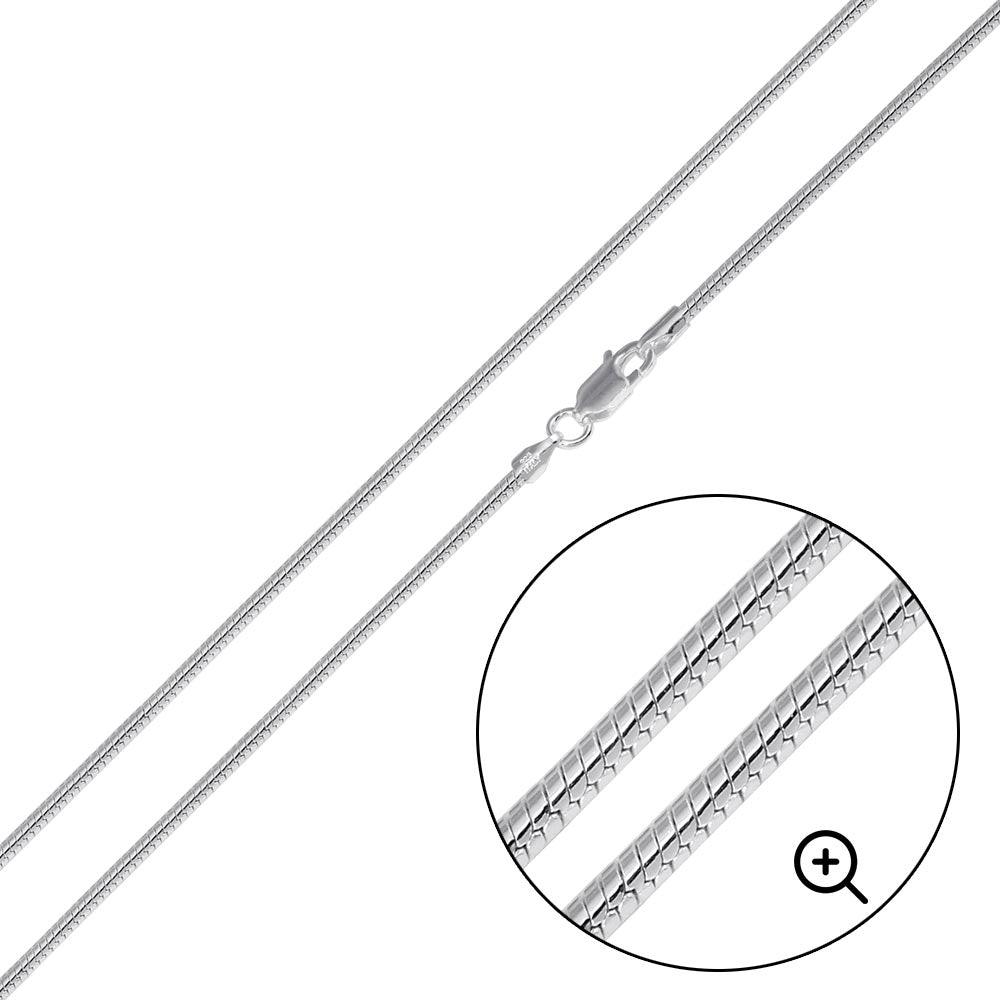 Round Snake 025 Chain or Bracelet 1.2mm - CH729