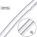 Flat Omega 020 Chain 2.5mm - CH801