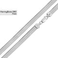 Herring Bone 080 Chain or Bracelet 6.8mm - CH815
