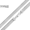 Herring Bone 120 Chain or Bracelet 11mm - CH816