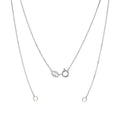 High Polished 925 Sterling Silver Charm Replacement Box Chain 0.6mm - CH821