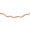 Rose Gold Plated 925 Sterling Silver3 Layer Wave Omega Spring Chain 2.7mm - CH920 RGP