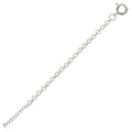 High Polished 925 Sterling Silver Round Rolo 030 Anklets 1.95mm - CHA703
