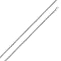 Rhodium Plated 925 Sterling Silver Hollow Franco Chain or Bracelet 3.6mm - CHHW100 RH